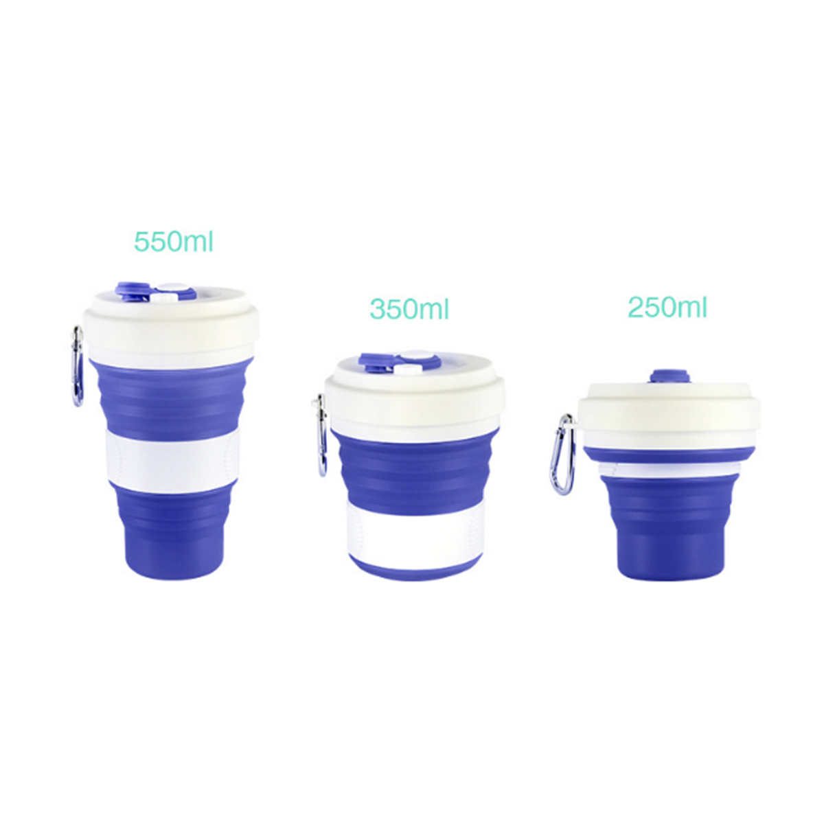 Collapsible Silicone Coffee Cup (550ml)